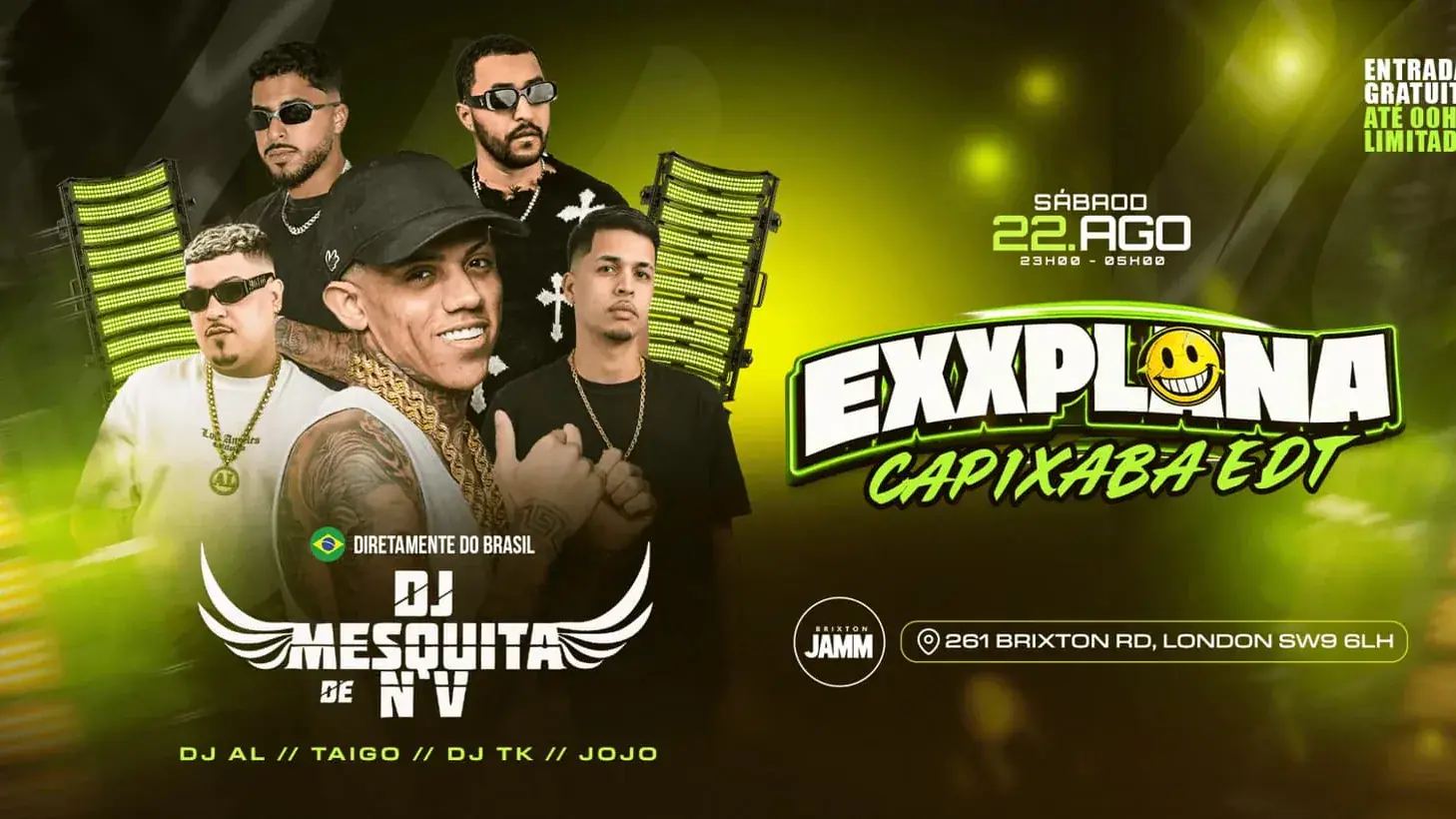 EXXPLANA FUNK PARTY • ESPÍRITO SANTO NIGHT