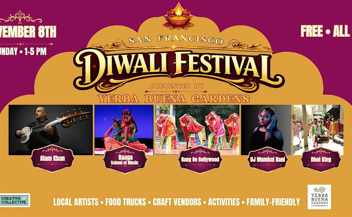 San Francisco Diwali Festival (Sunday, Nov 8)