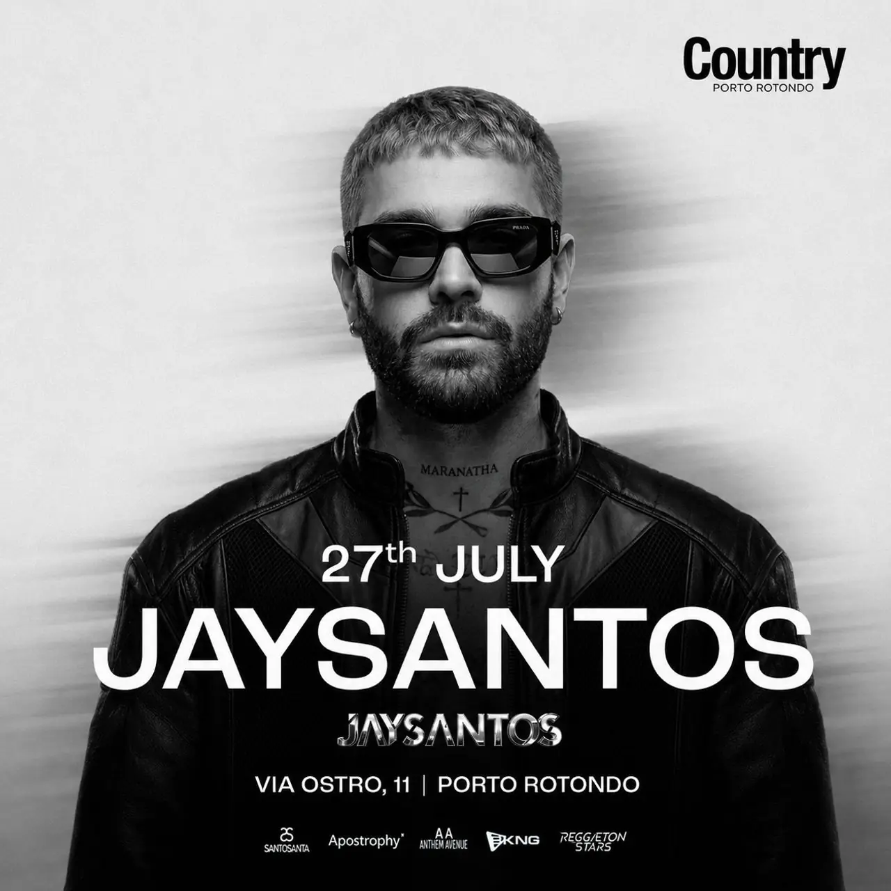 JAY SANTOS - Lunedì al COUNTRY Club Porto Rotondo