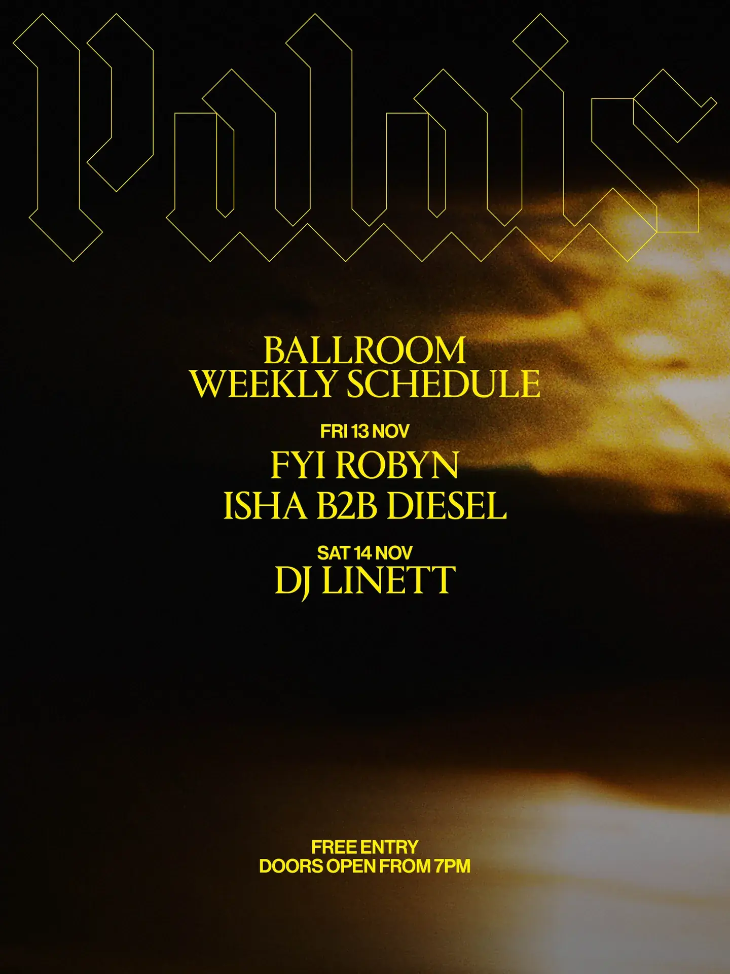 Ballroom at Palais: DJ Linett