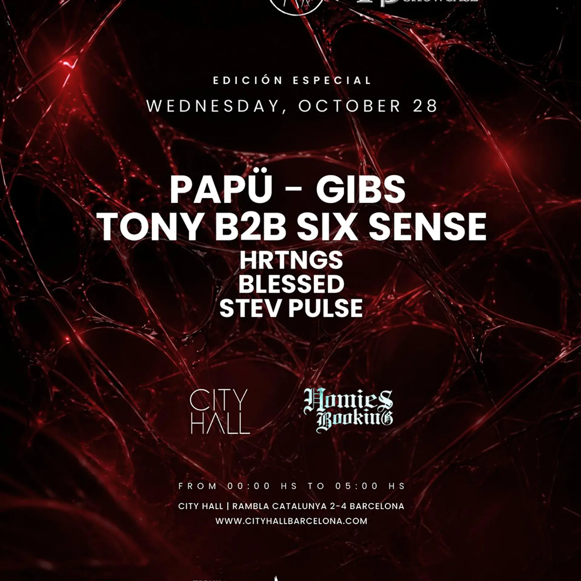MIERCOLES | PAPÜ – GIBS | HOMIES SHOWCASE | SPECIAL EDITION