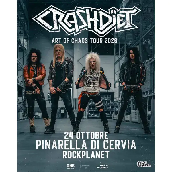 CRASHDIET in concert at Rock Planet