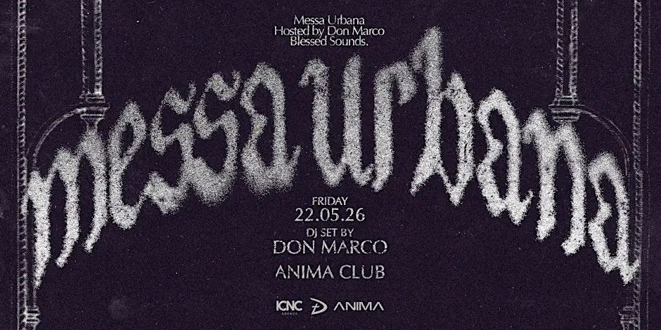 MASA URBANA | @AnimaClub | 22.05.2026
