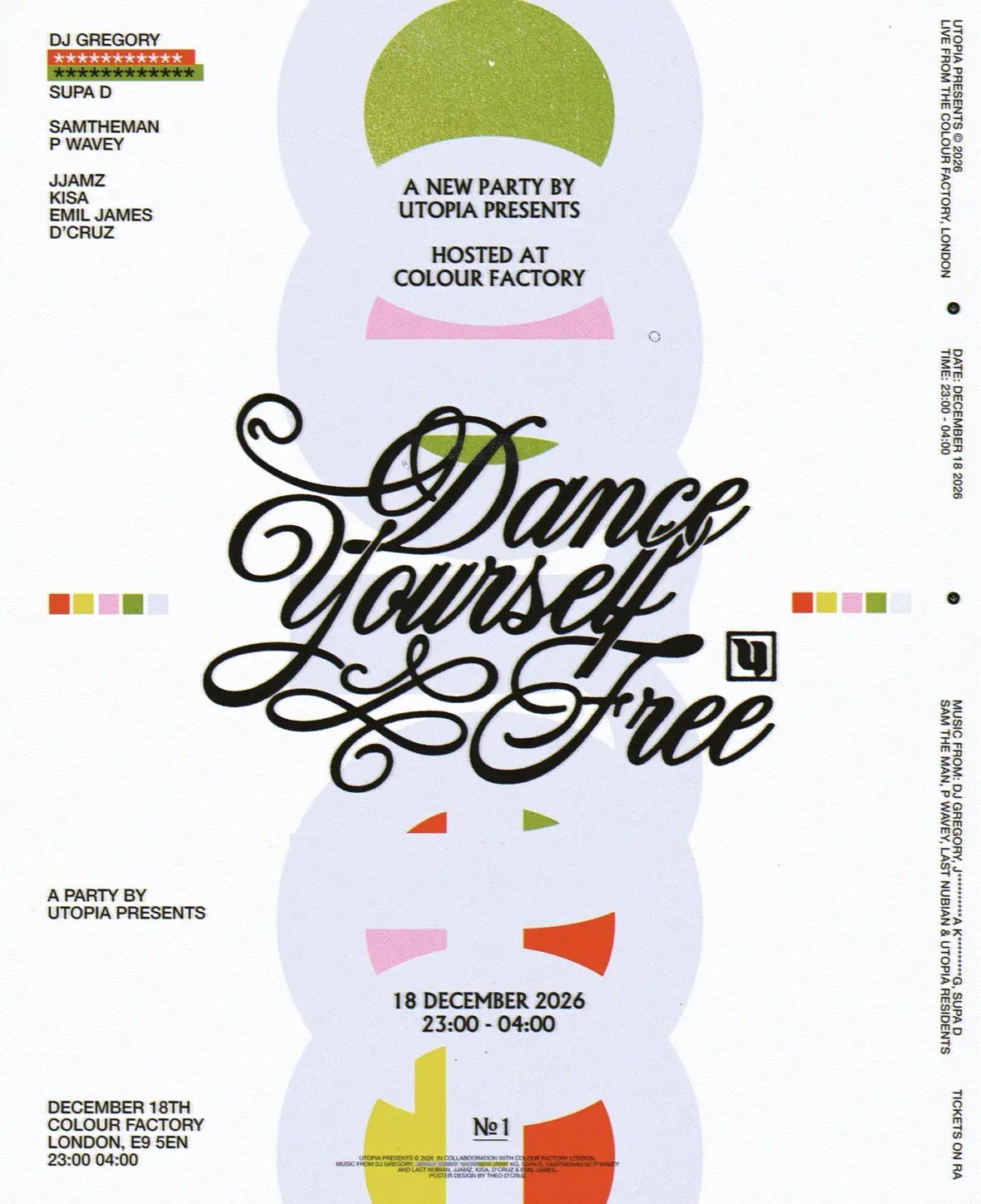 Dance Yourself Free : DJ Gregory, Supa D, Samtheman et plus