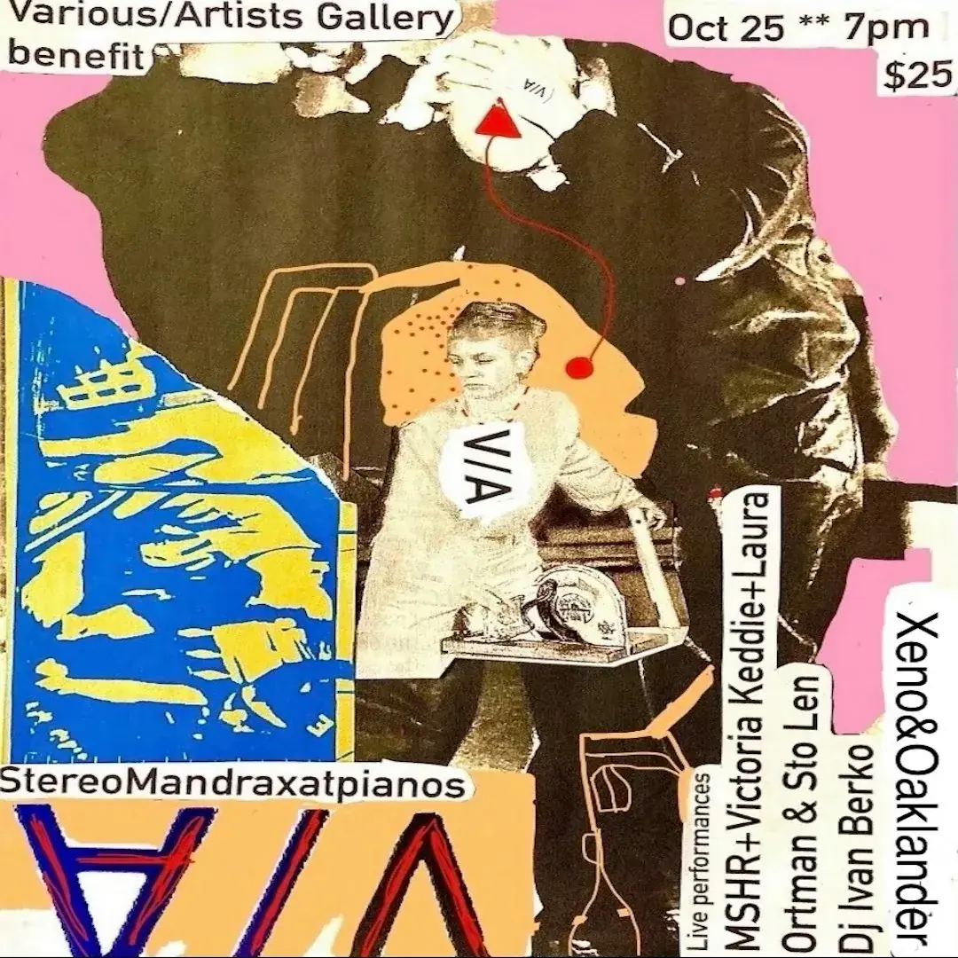 Various Artists Gallery Benefit & Stereo Mandrax: Xeno & Oaklander, MSHR, Victoria Keddie, Laura Ortman & S