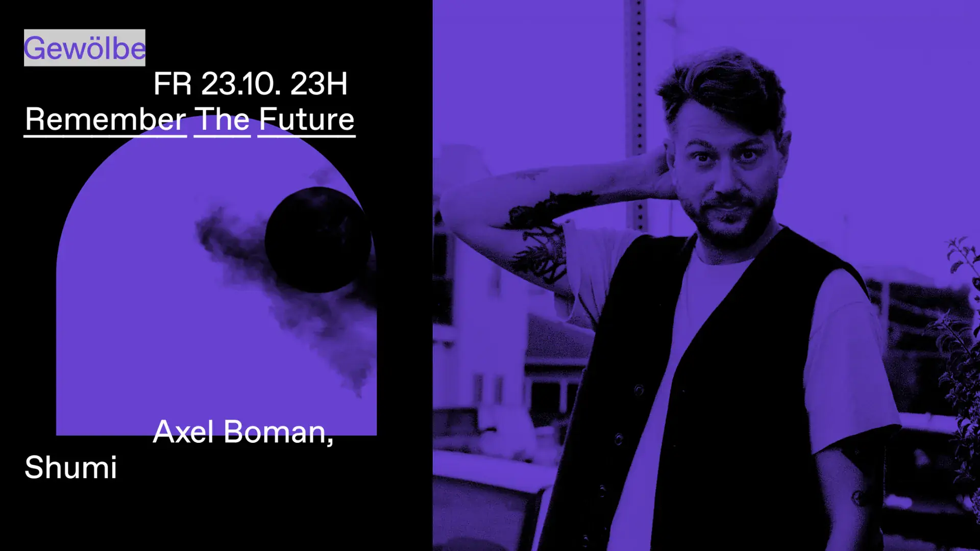 Remember the Future con Axel Boman, Shumi