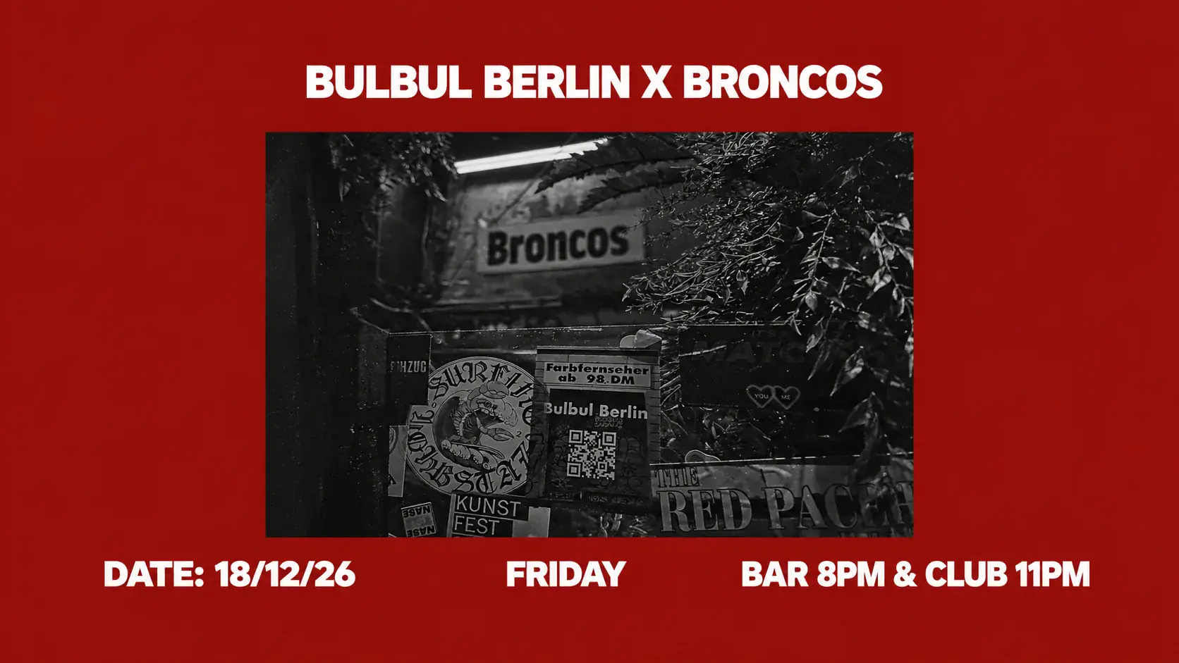 Broncos x Bulbul Berlin w / Nikklaas
