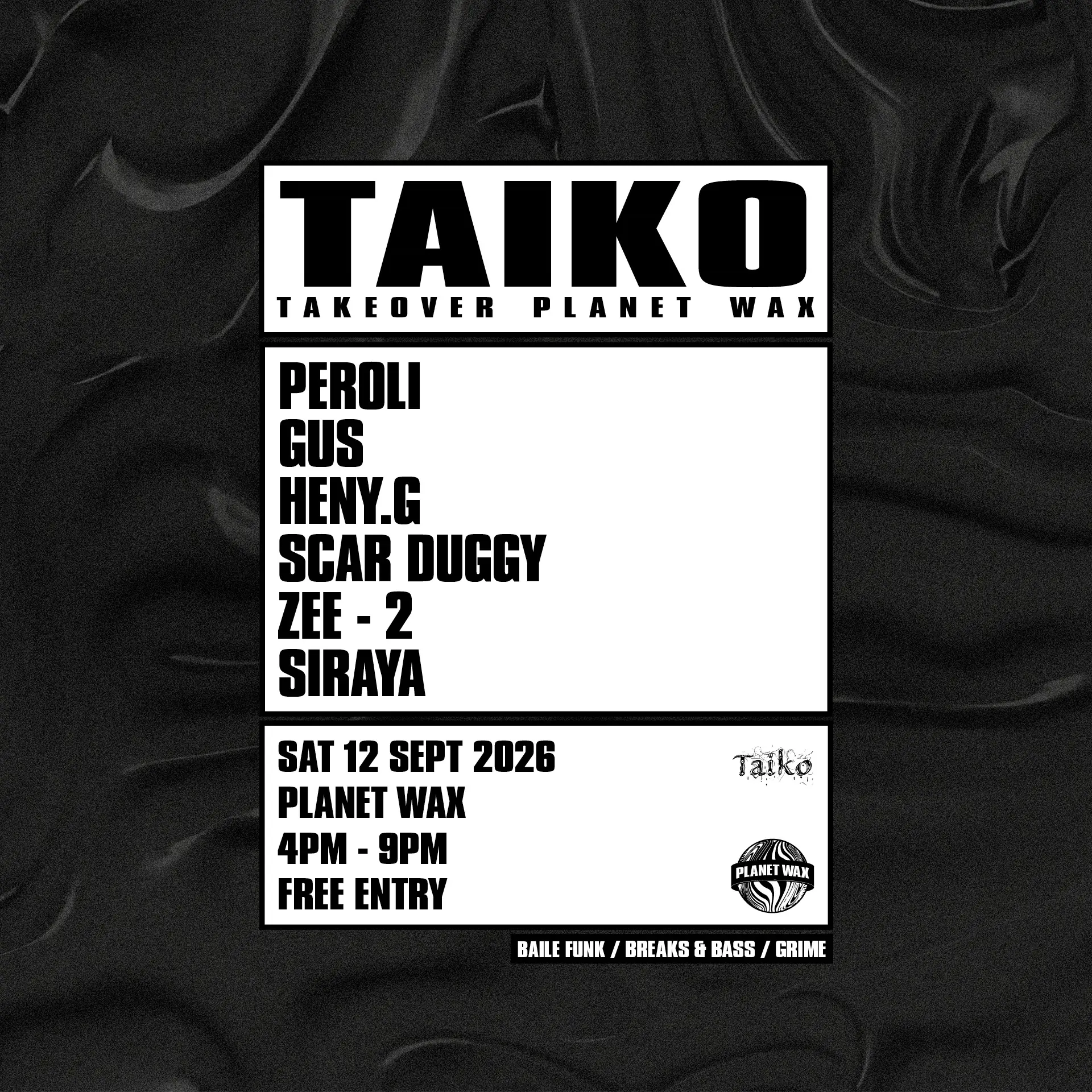 TAIKO: TAKEOVER Planet Wax