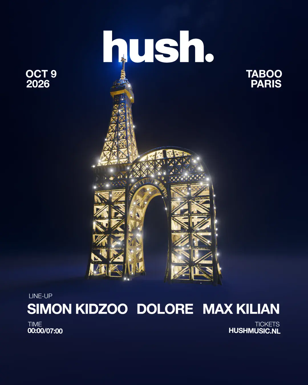 Hush x Taboo Paris with Simon Kidzoo & More