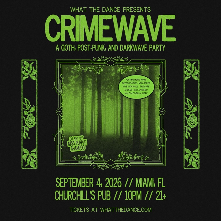 CRIMEWAVE - A GOTH, POST-PUNK & DARKWAVE PARTY