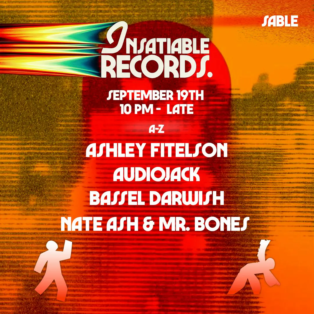 Insatiable Records: Audiojack + Bassel Darwish