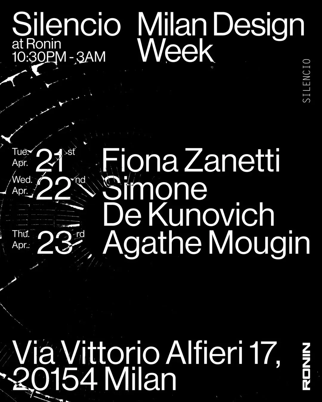 Silencio en RONIN con Agathe Mougin