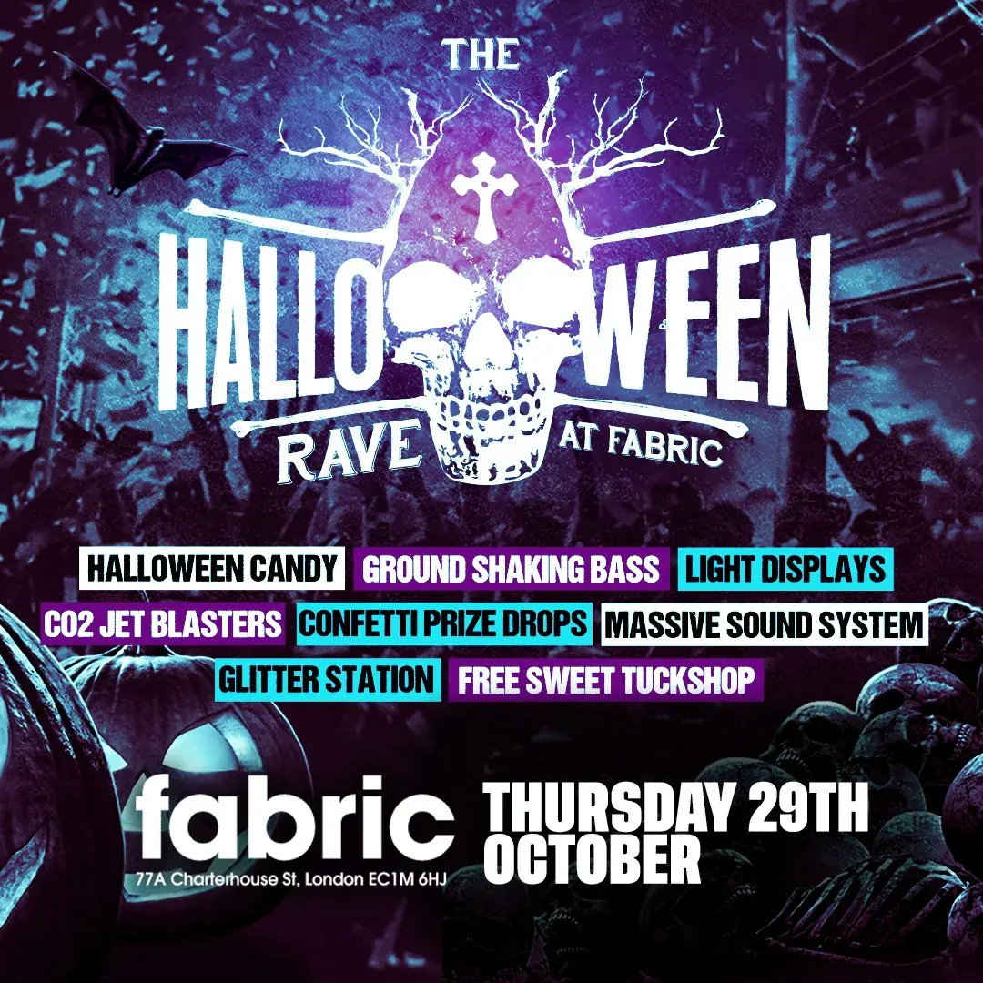 The Halloween Rave at Fabric 2026