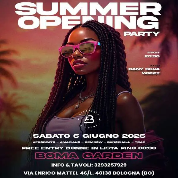 Fiesta de inauguración de verano a cargo de Afrobeats