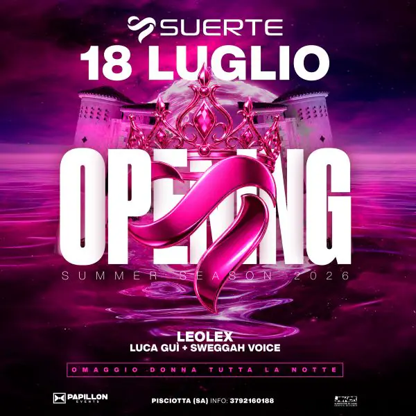 Suerte Club Events - Opening Party
