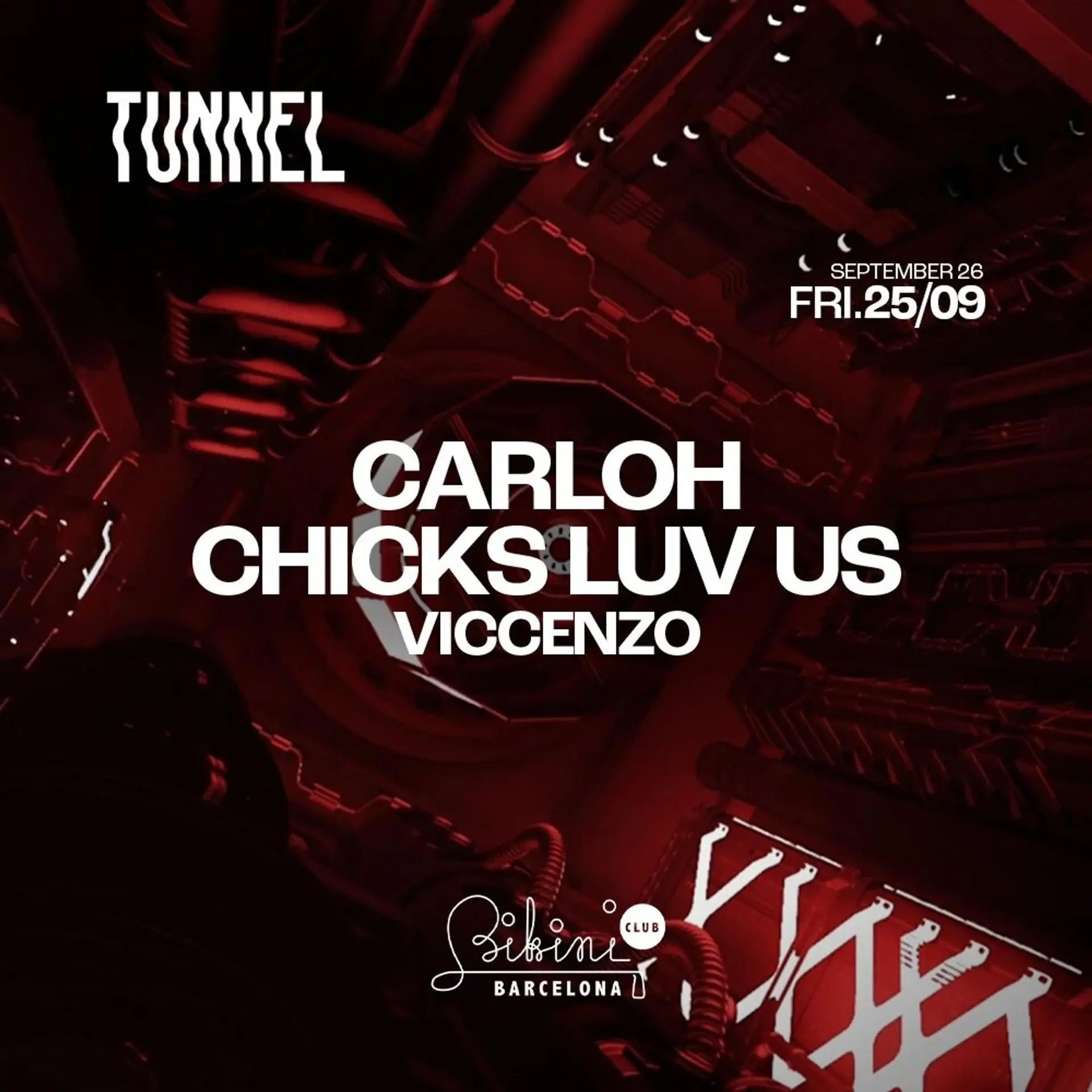 Tunnel pres. Carloh, Chicks Luv Us, Viccenzo