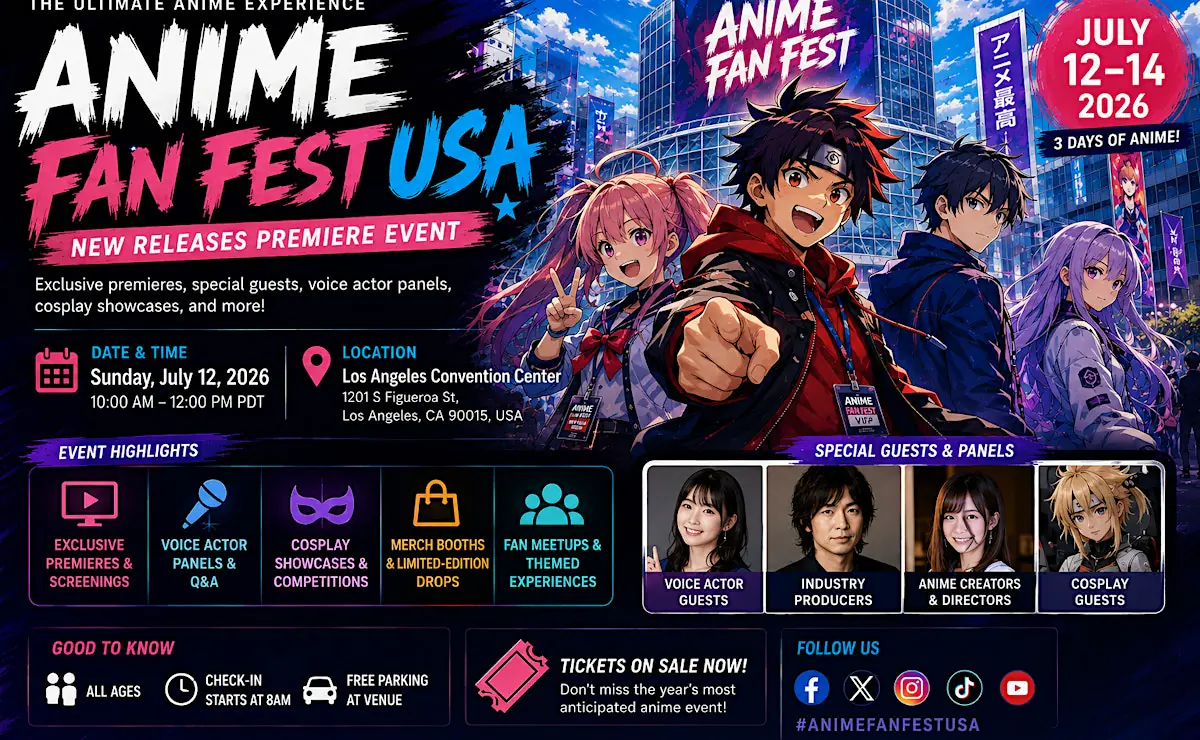 Anime Fan Fest USA: New Releases Premiere Event