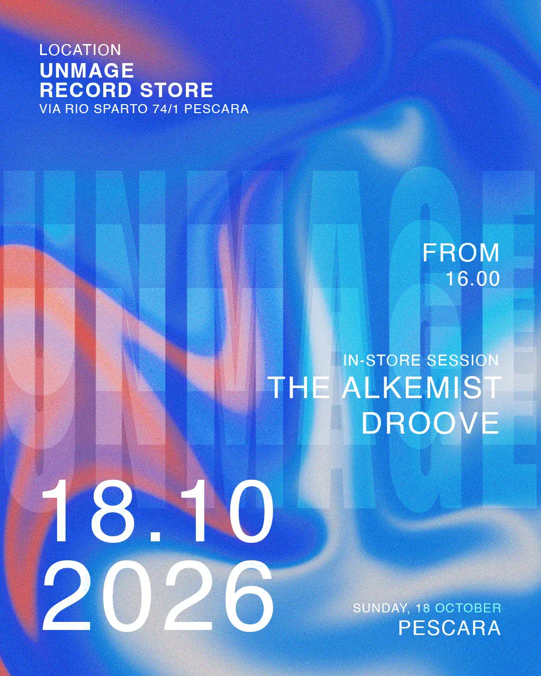 UNMAGE in-store session #01