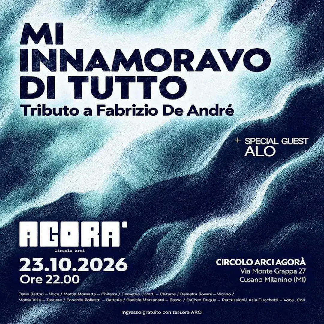 I USED TO FALL IN LOVE WITH EVERYTHING – A Tribute to Fabrizio De André