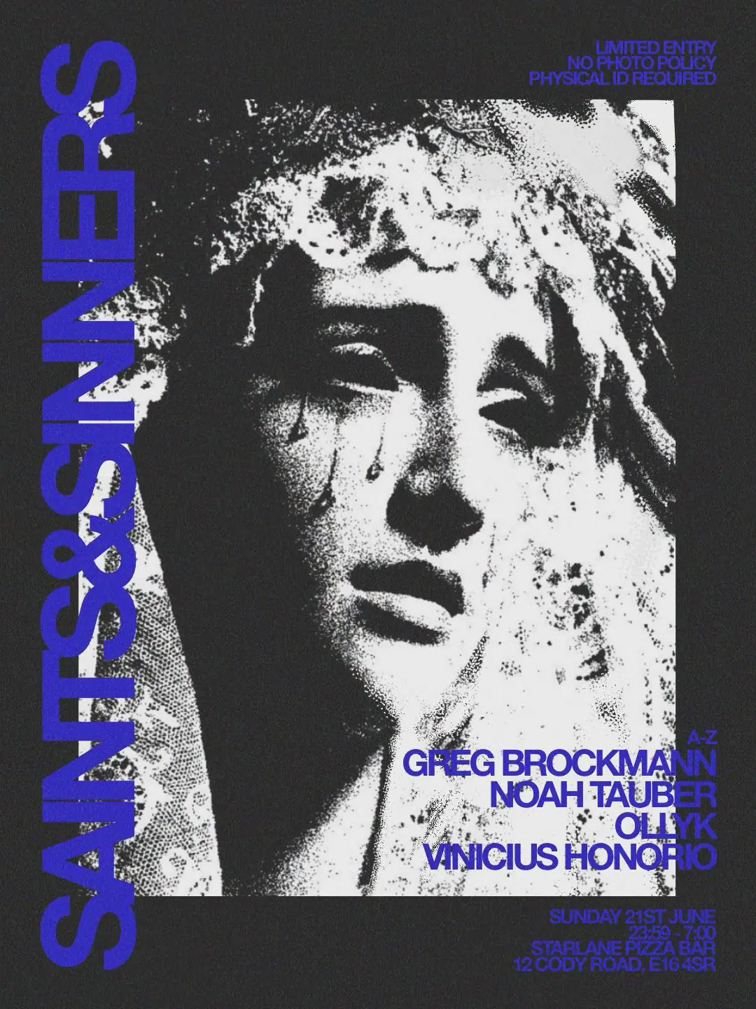 Saints & Sinners with Greg Brockmann, ØLMØ, Twang & Vindya