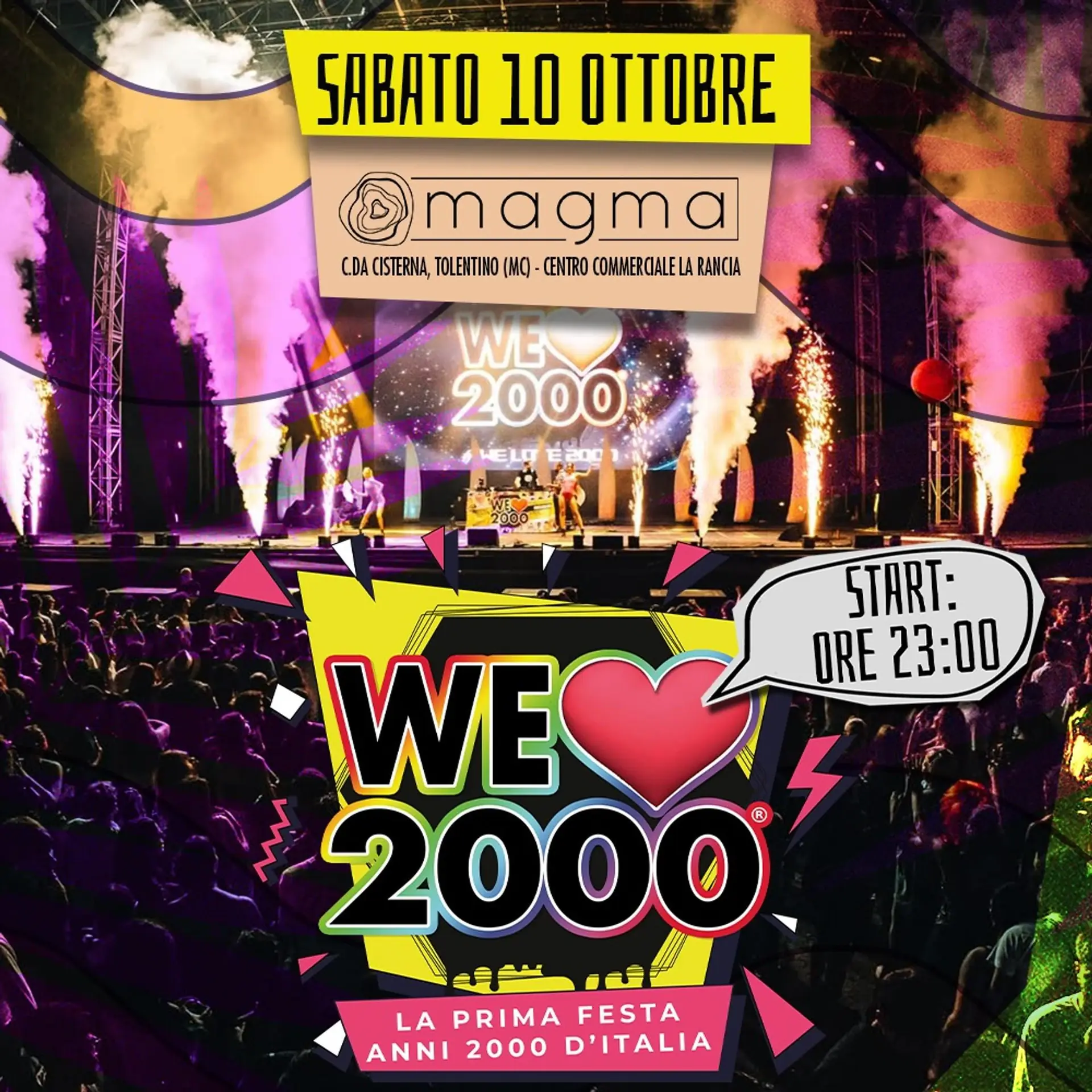WE LOVE 2000® PARTY ★ Samstag 10. Oktober @ MAGMA