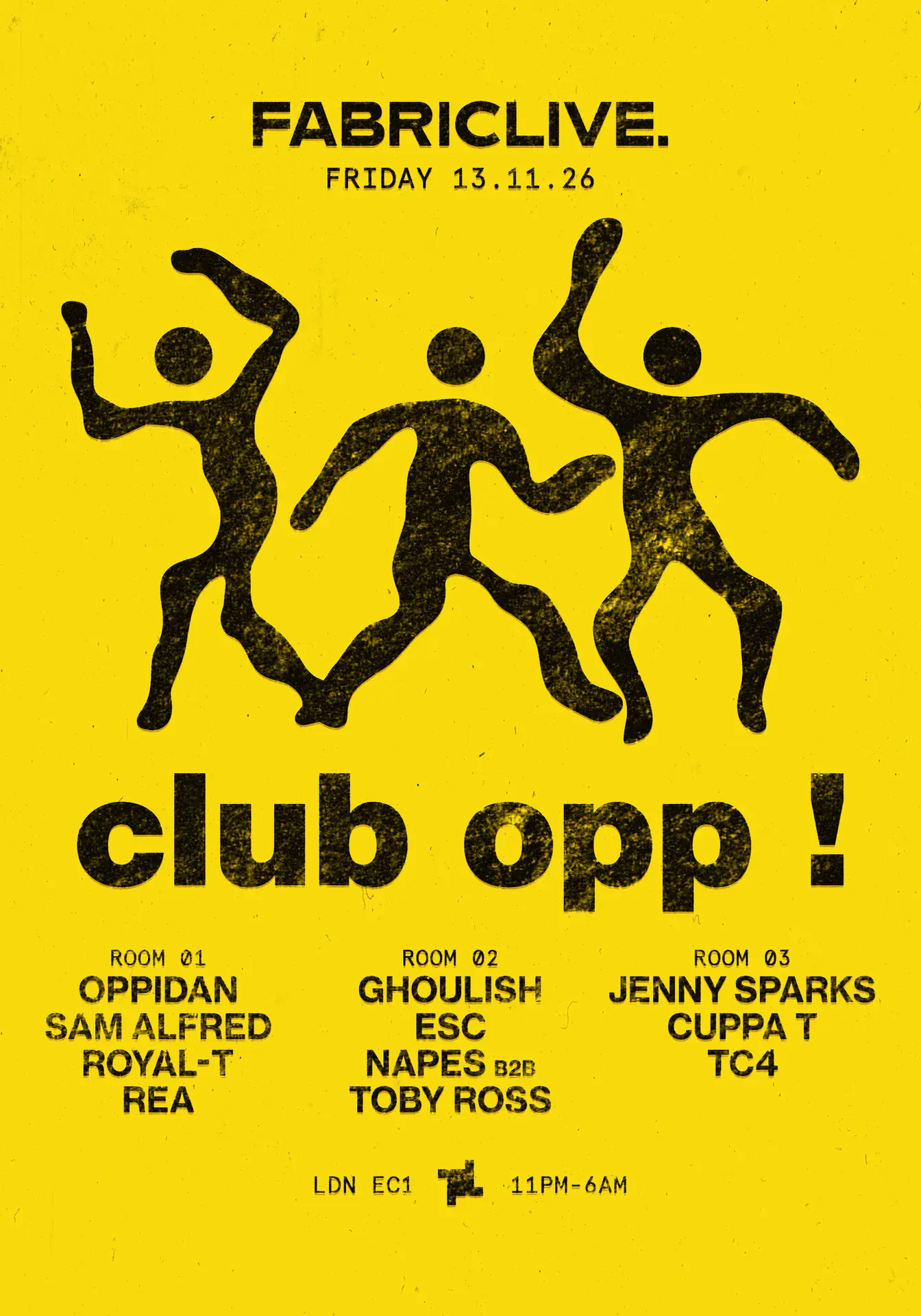 FABRICLIVE: Club Opp - Oppidan, Sam Alfred, Royal-T, Ghoulish, ESC, Napes & Toby Ross