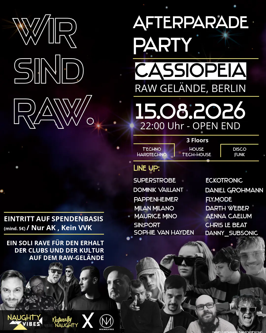 Naughty Vibes - Afperparade Party 'Wir sind RAW'