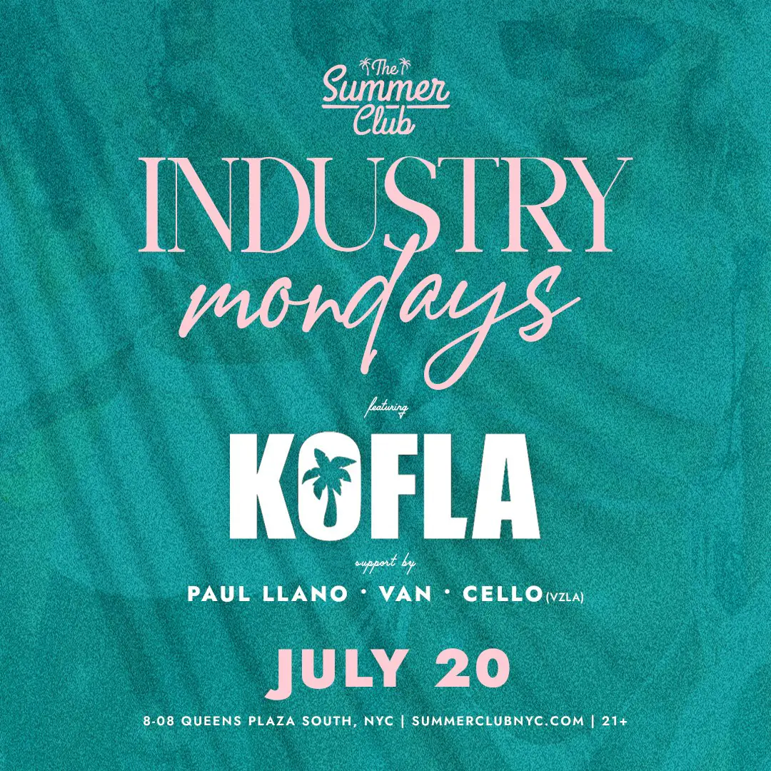 Kofla at The Summer Club's Industry Monday