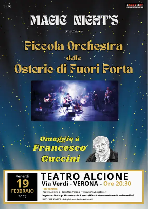 PICCOLA ORCHESTRA DELLE OSTERIE DI FUORI PORTA - OMAGGIO A GUCCINI