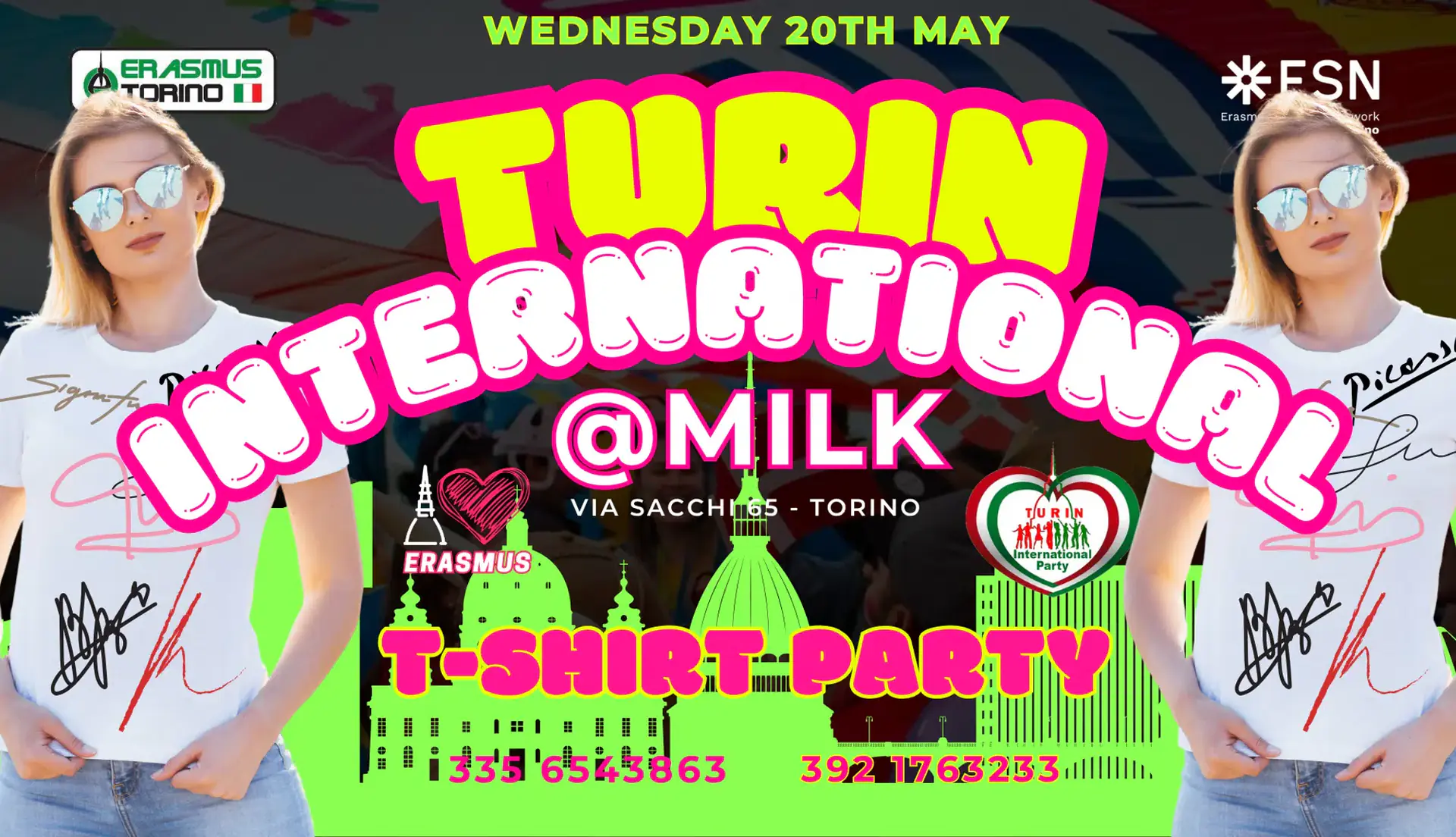 TURIN INTERNATIONAL - T-SHIRT PARTY