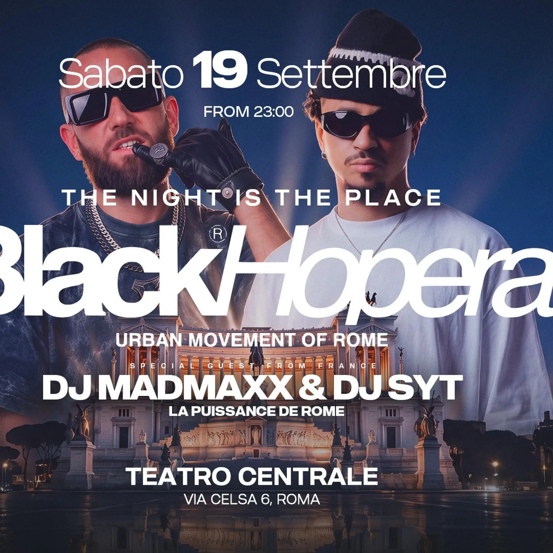Saturday September 26th - Dj MADMAXX & Dj SYT