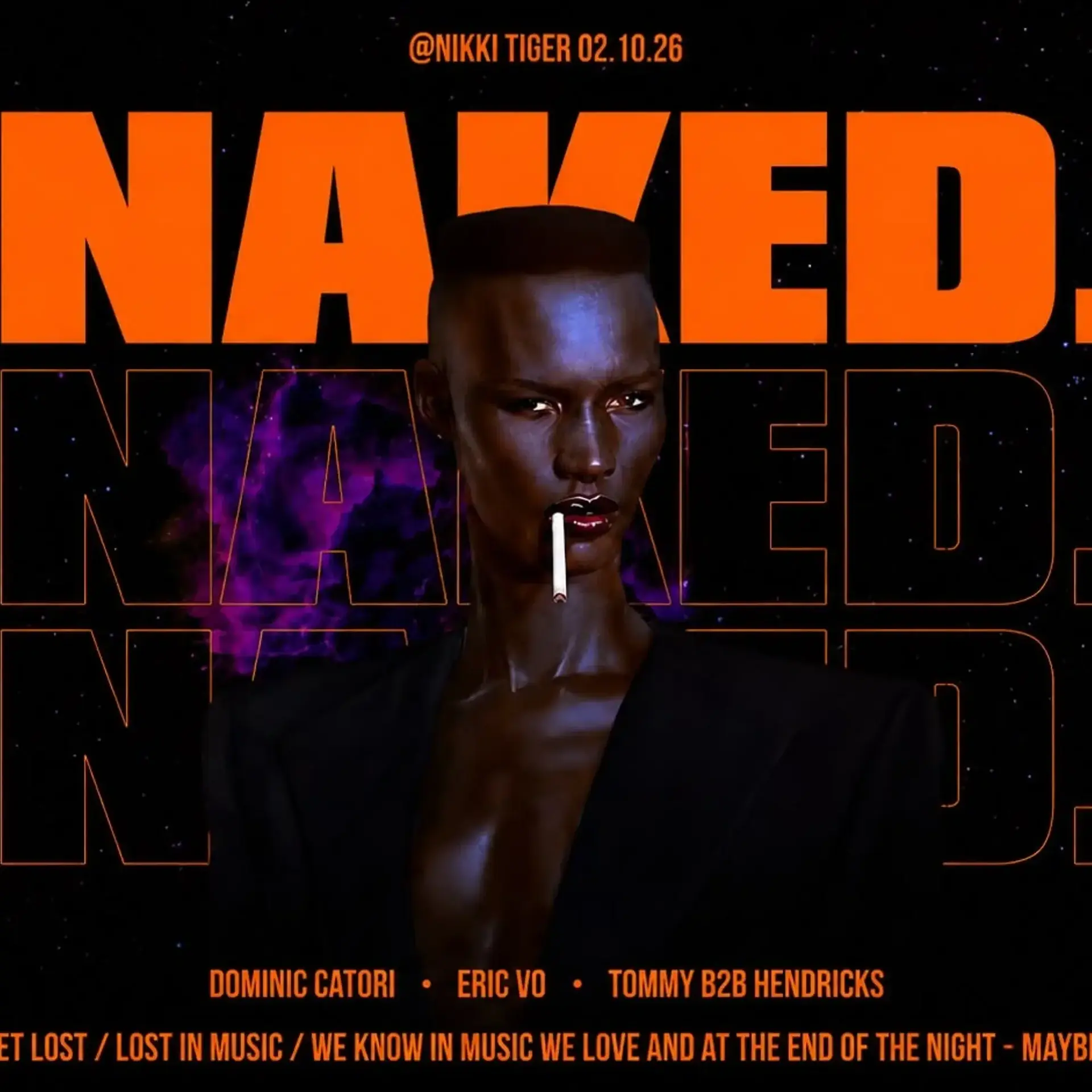 Nikki Tiger Friday presents NAKED