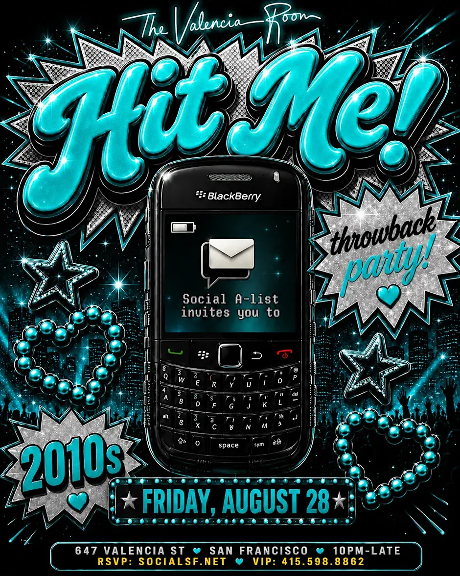 HIT ME Throwback Party 8.28