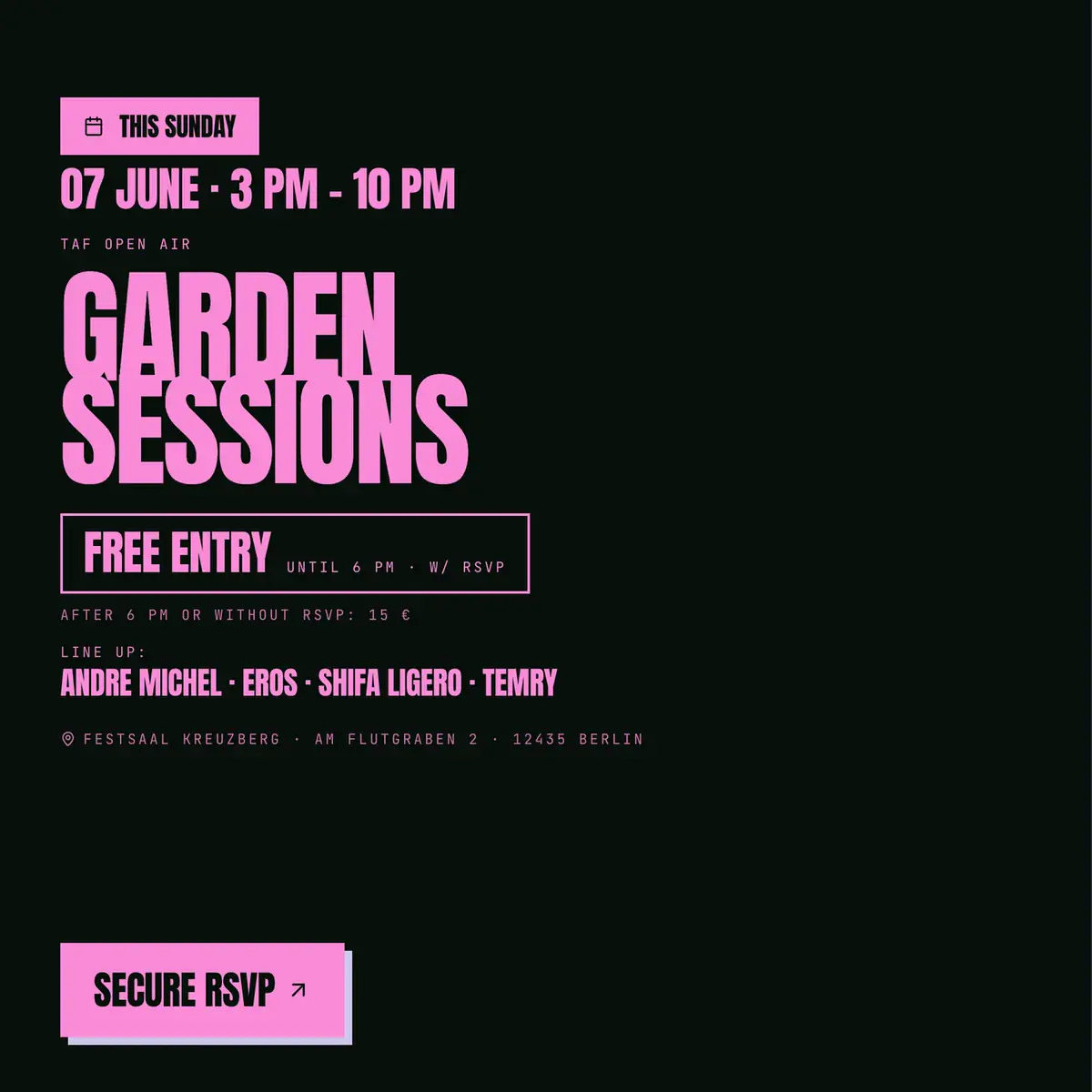 TEMRY & FRIENDS - GARDEN SESSIONS