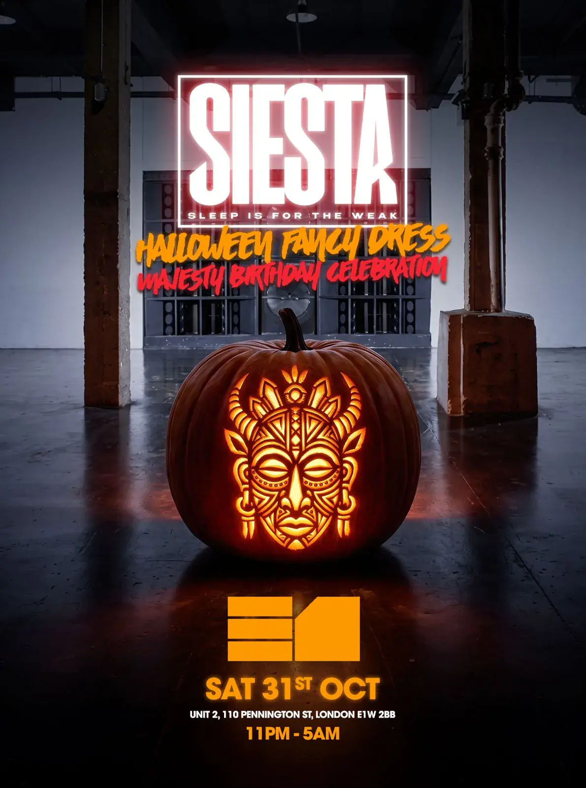 Siesta präsentiert - Majesty's Geburtstag (Halloween-Kostümparty)