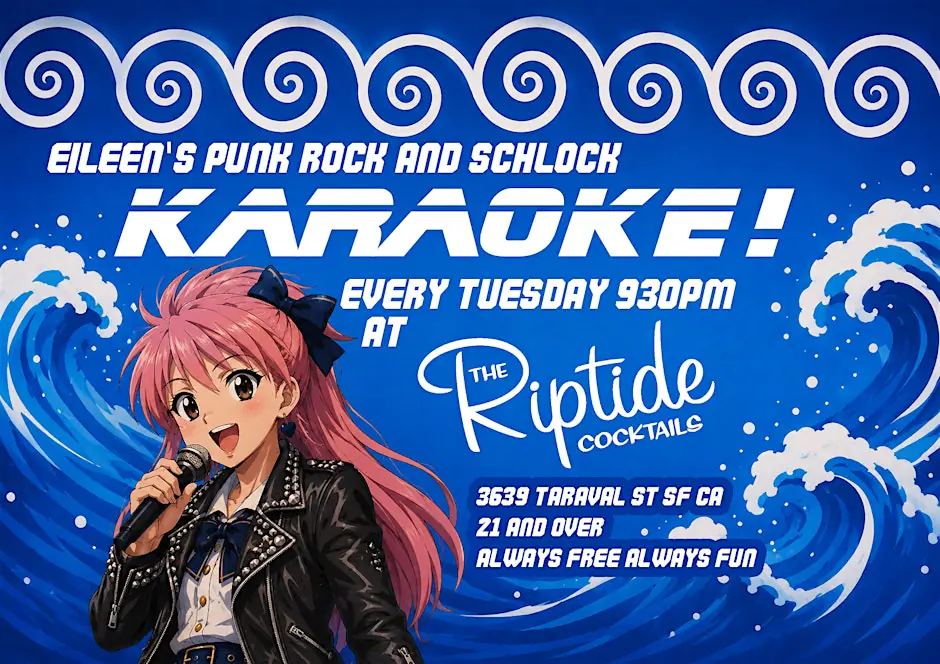 Eileen’s Punk Rock and Schlock KARAOKE