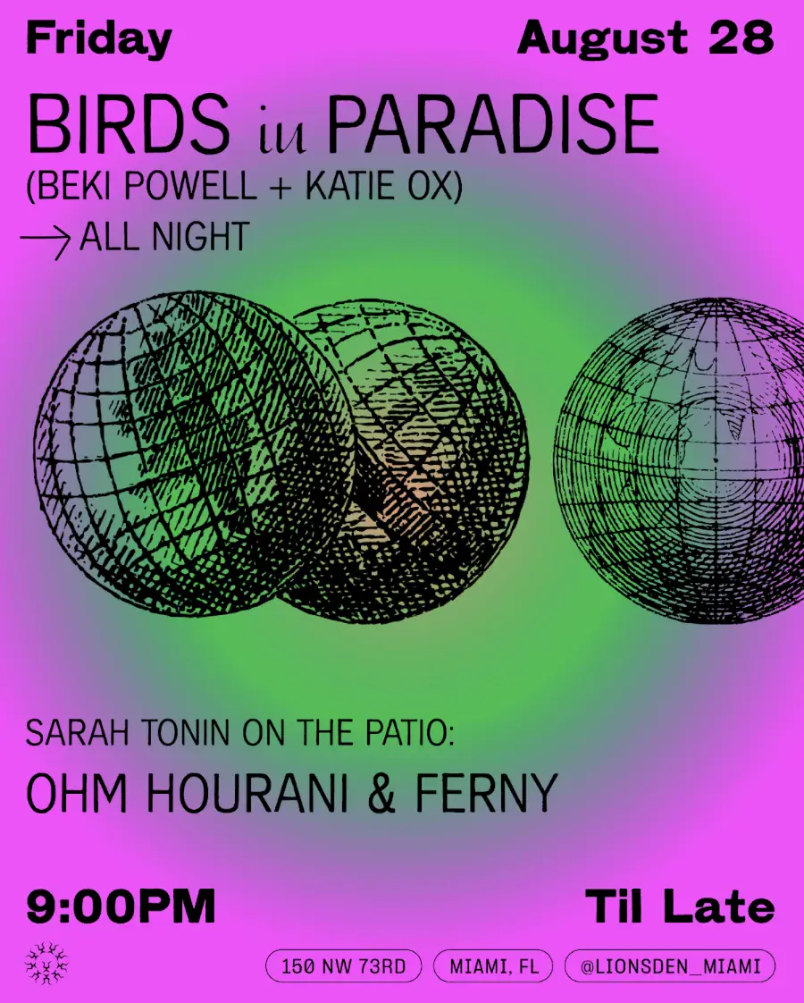 Birds in Paradise, Sarah Tonin (Ferny + Ohm Hourani)