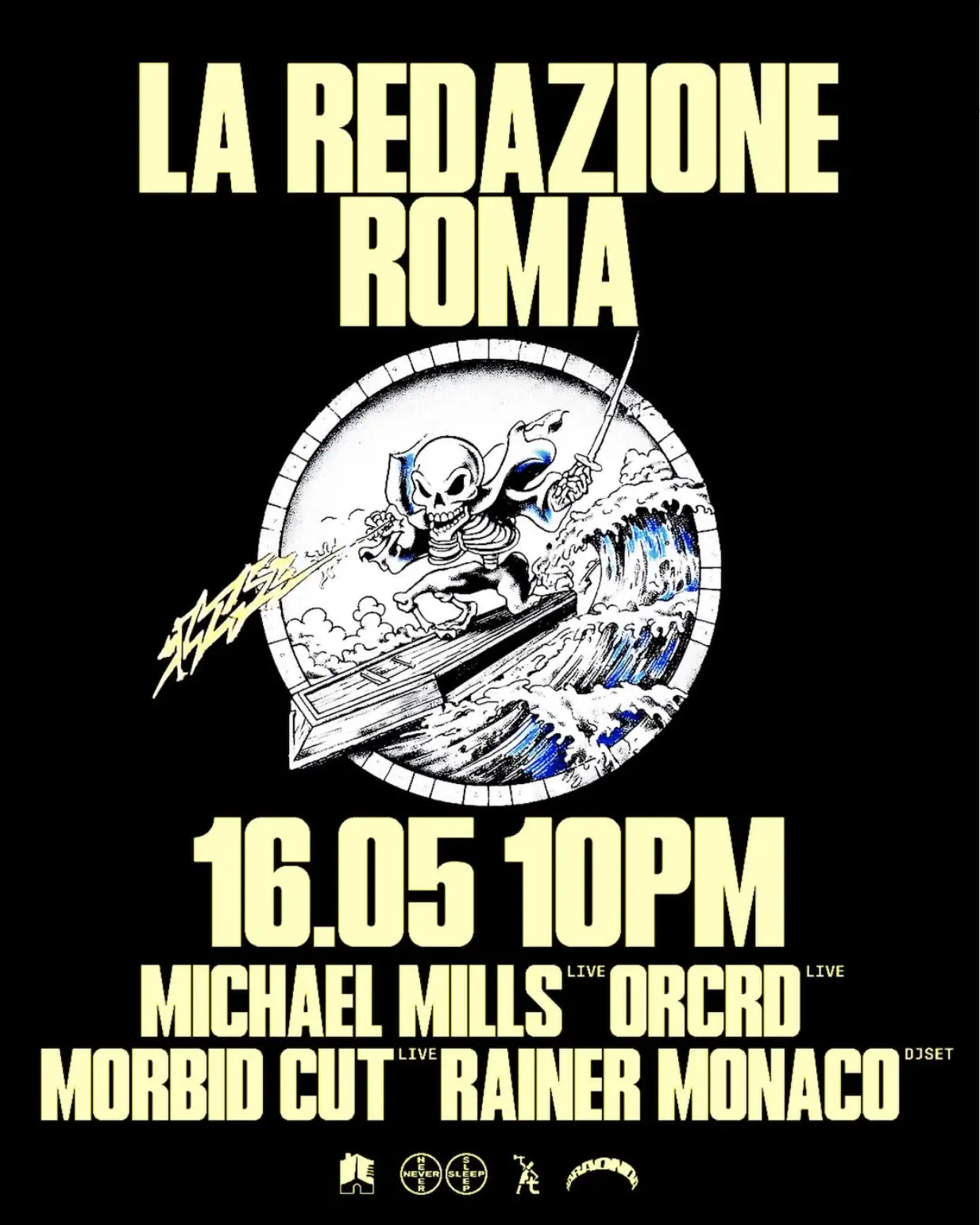 Michael Mills, ORCRD, Morbid Cut, Rainer Monaco