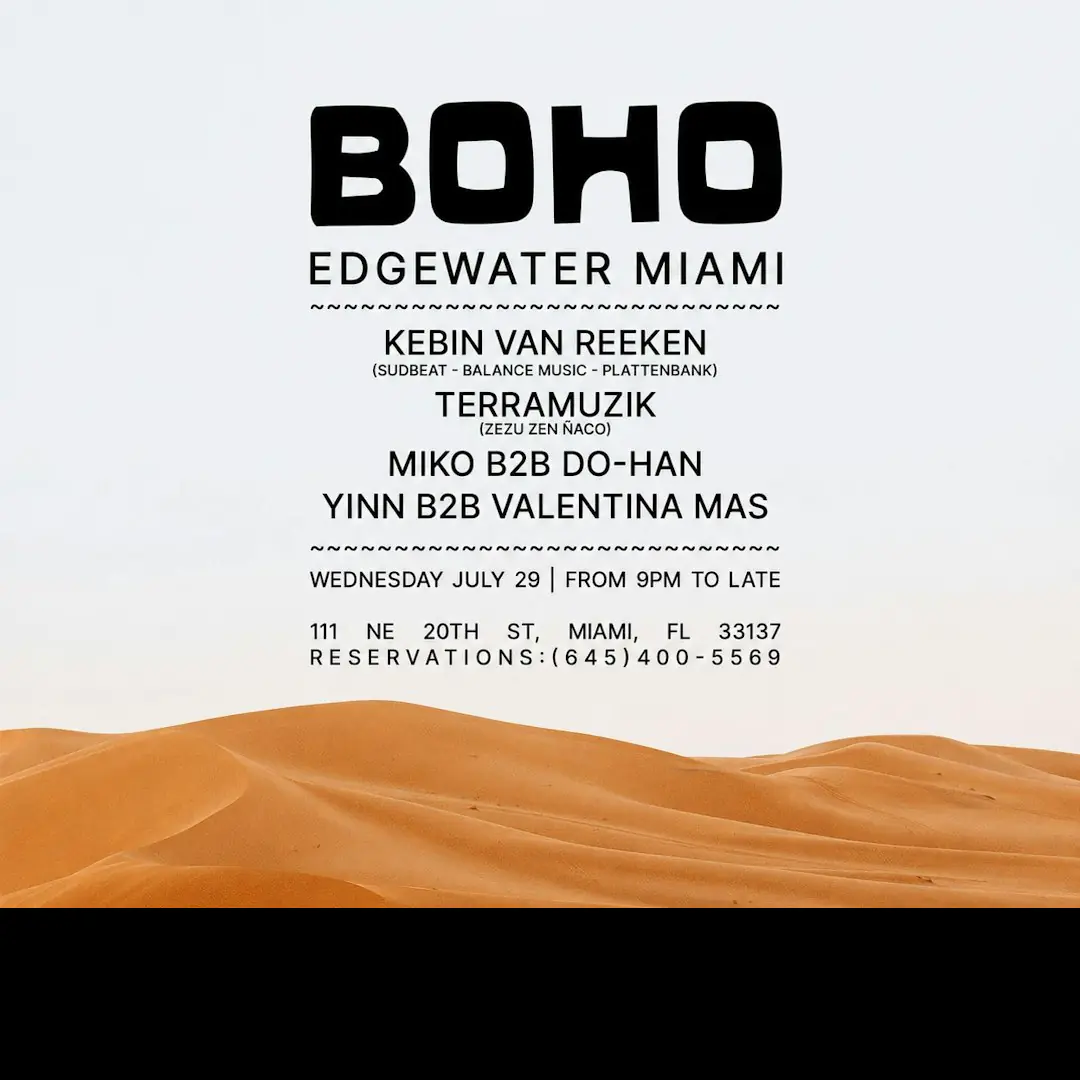 Boho Edgewater: Kebin Van Reeken, Terramuzik