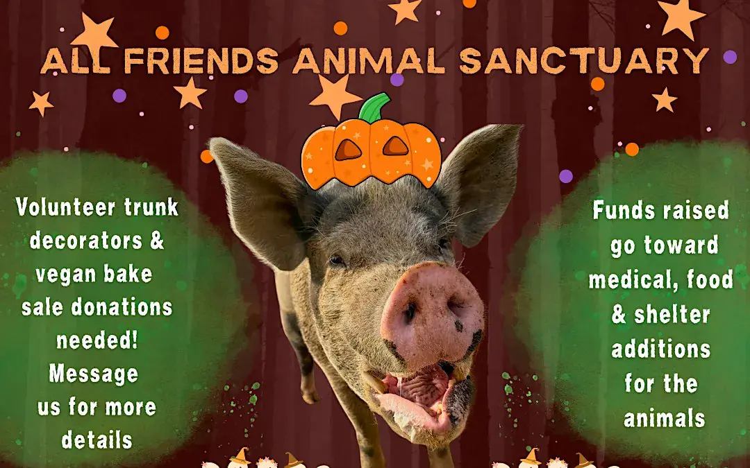 Free Trunk or Treat at All Friends Animal Sanctuary!