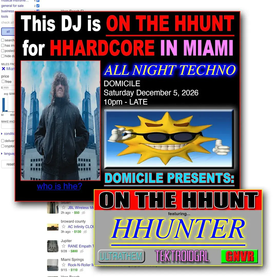DOMICILE PRÄSENTIERT - ON THE HHUNT. BASEL WEEK CLOSING PARTY