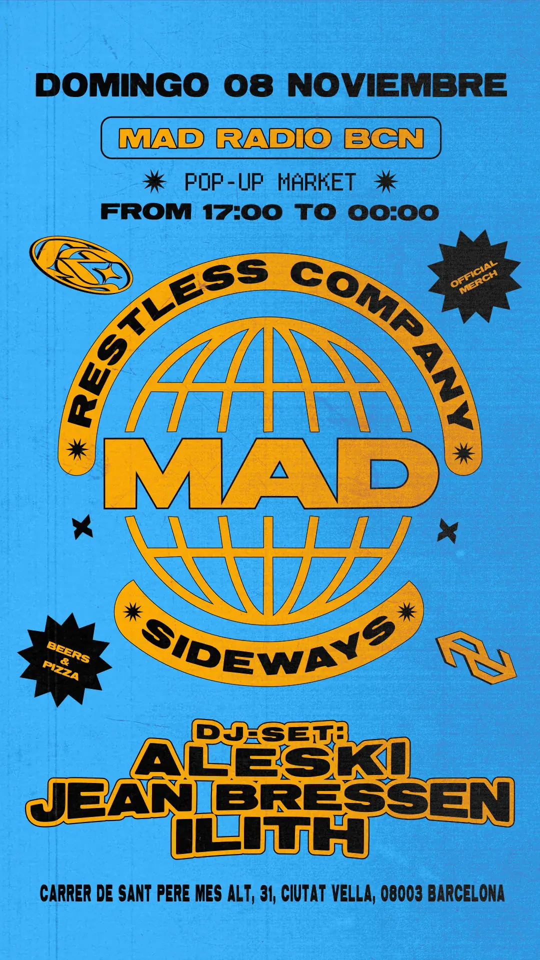 Restless Company x SIDEWAYS x MAD Radio