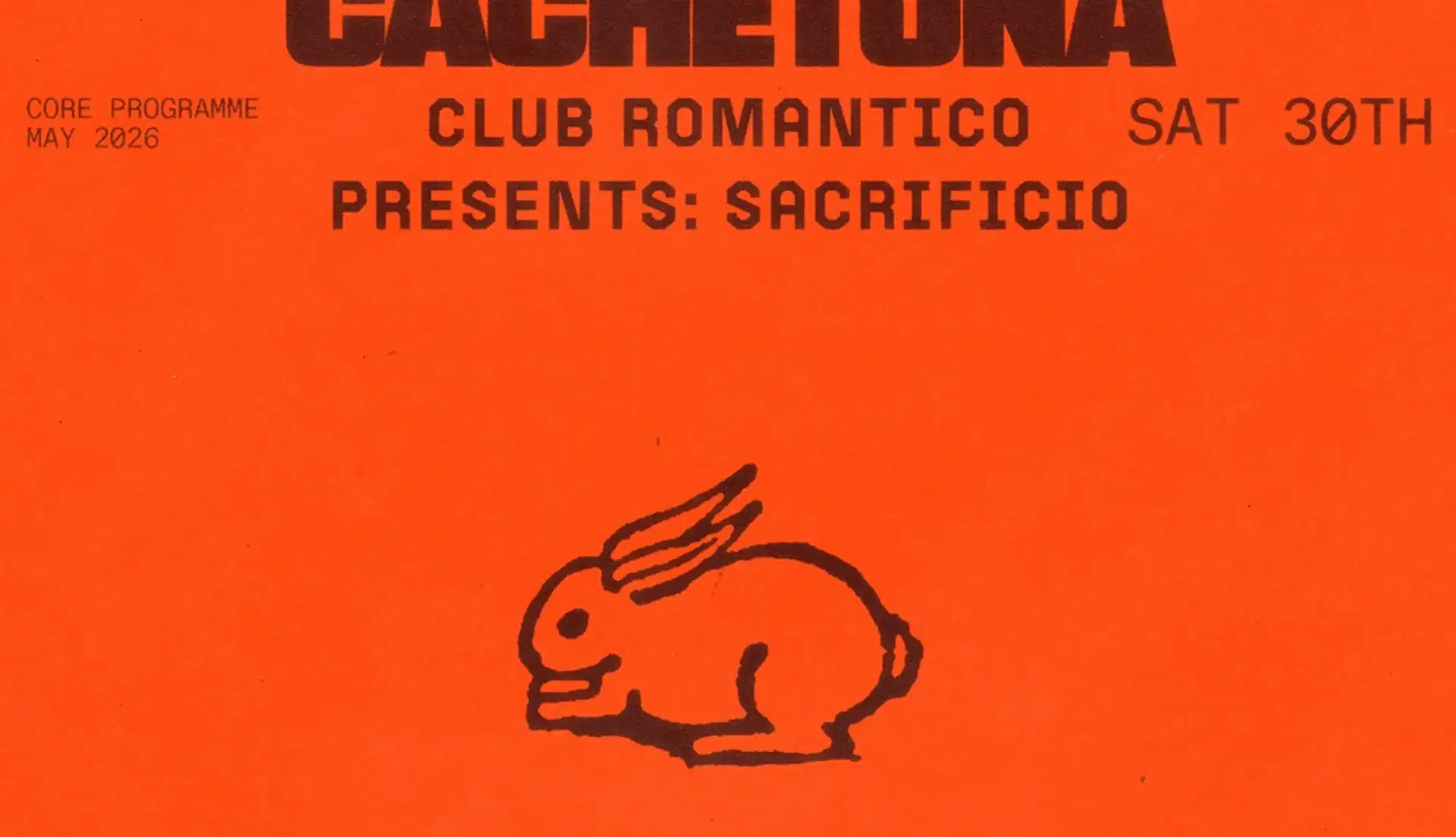Club Romantico presents sacrificio w/ Safety Trance + Florentino + Cachetona