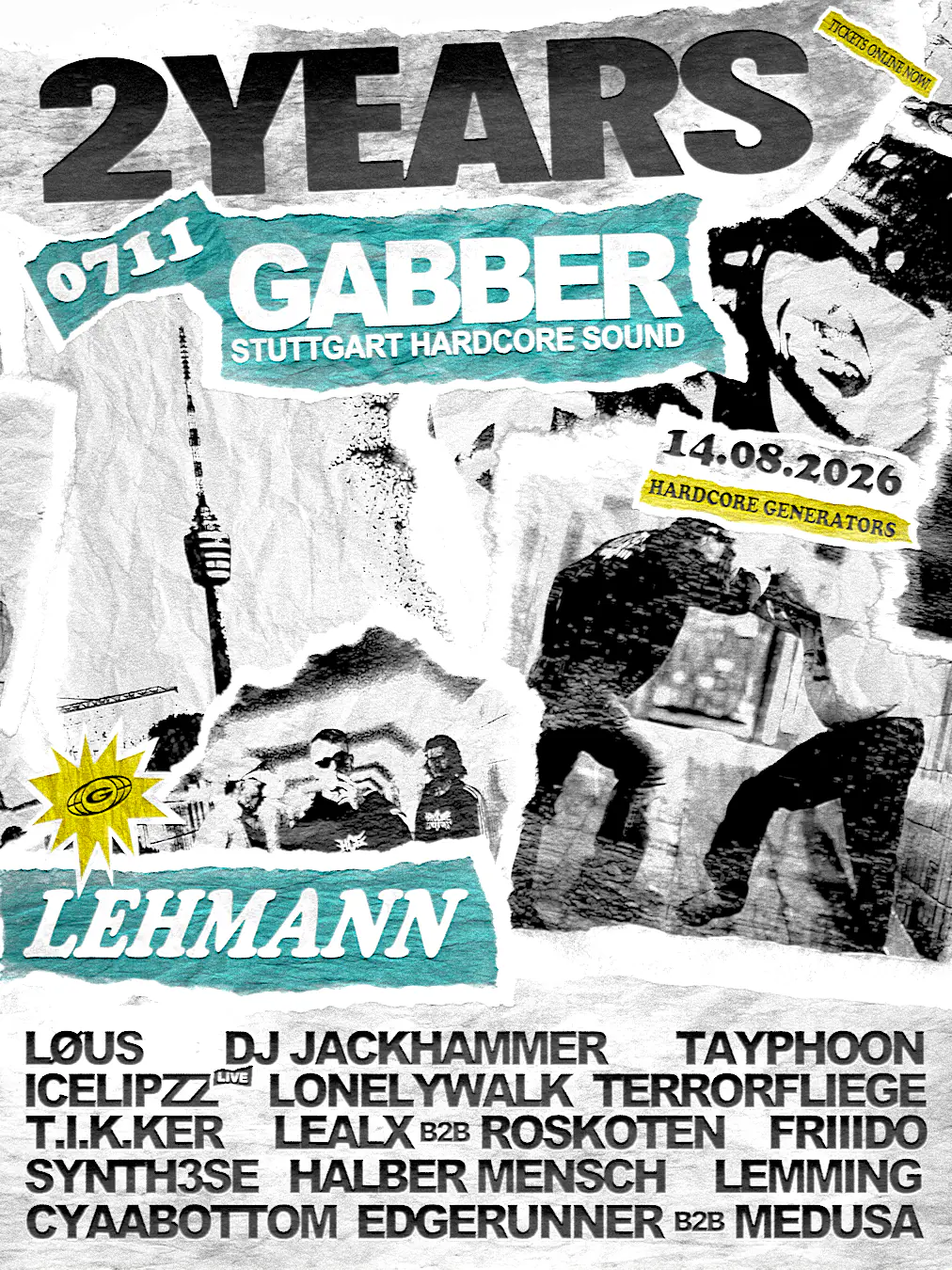 HARDCORE GENERATORS pres. 2YEARS STUTTGART HARDCORE SOUND