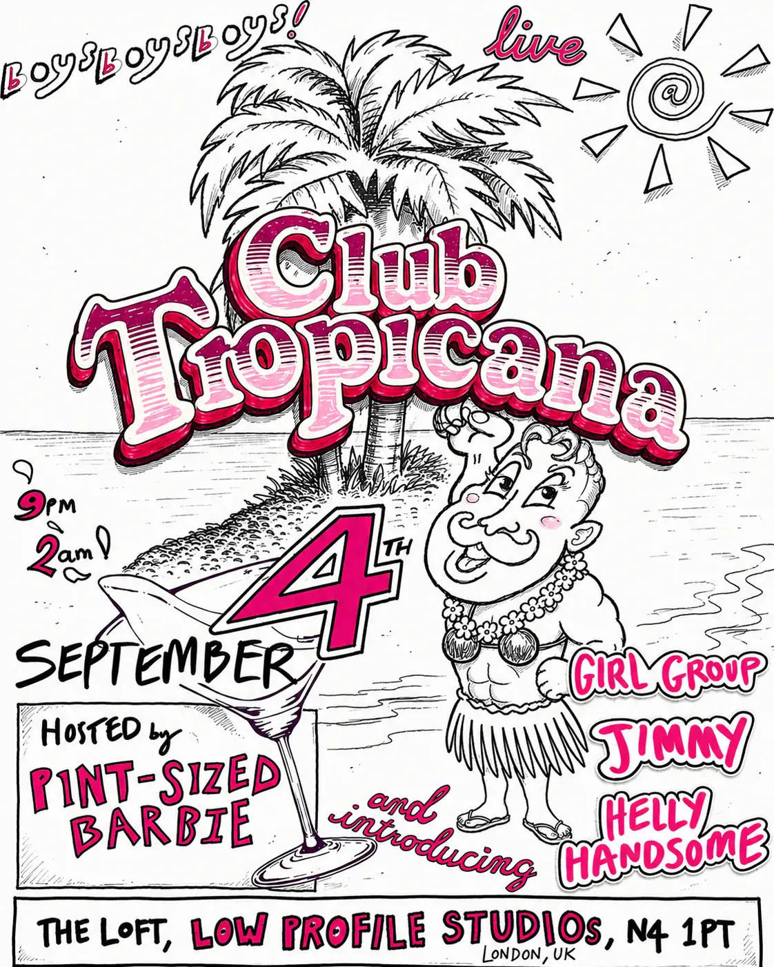 Boys Boys Boys live at Club Tropicana