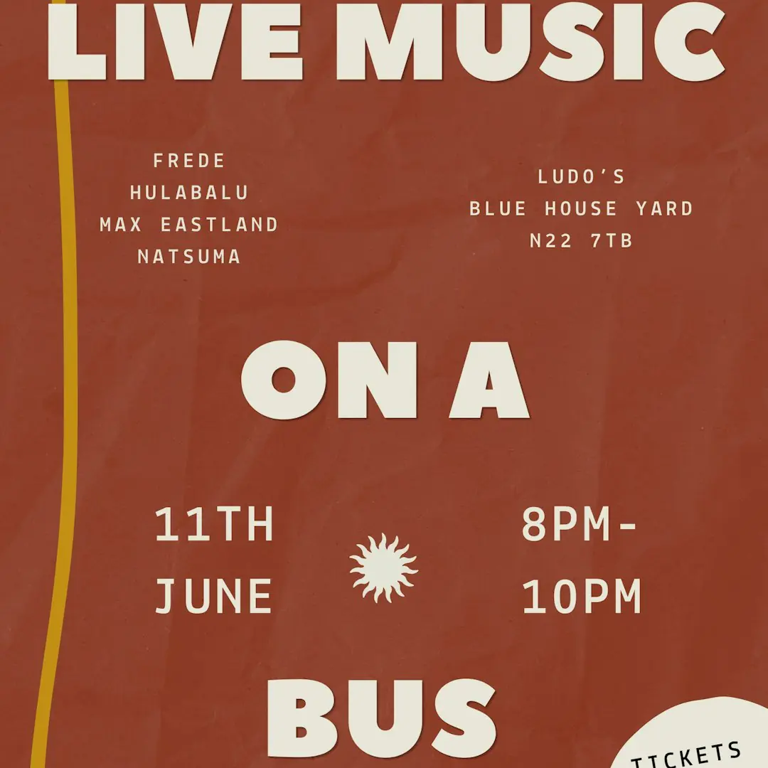 Live Music outside a Bus