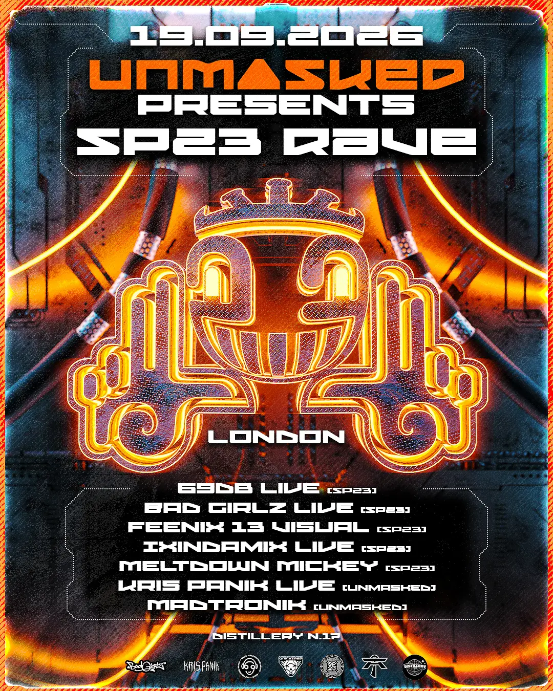Unmasked presents SP23 Rave - London