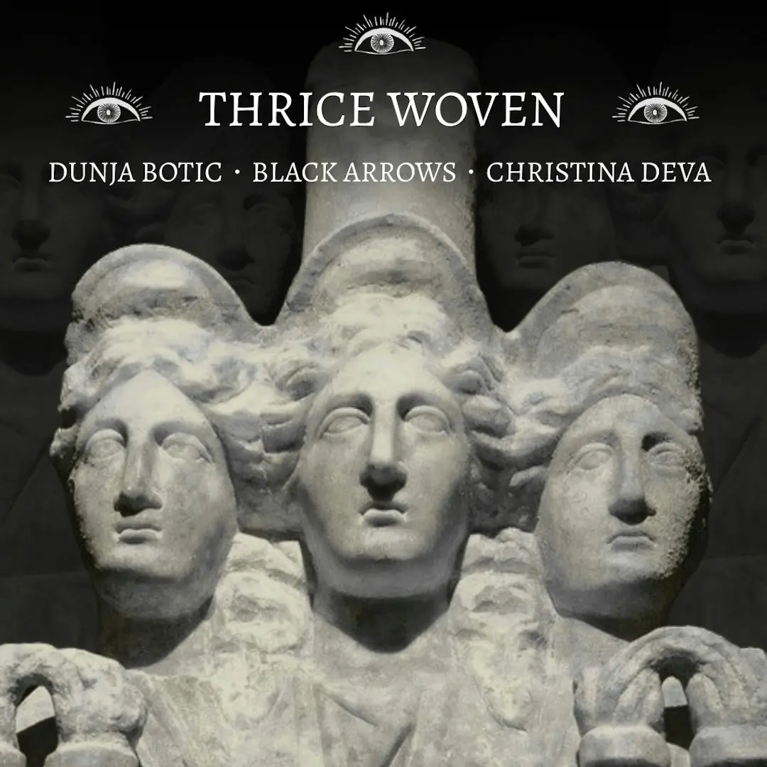 THRICE WOVEN # 2 - Black Arrows - Dunja Botic - Christina Deva
