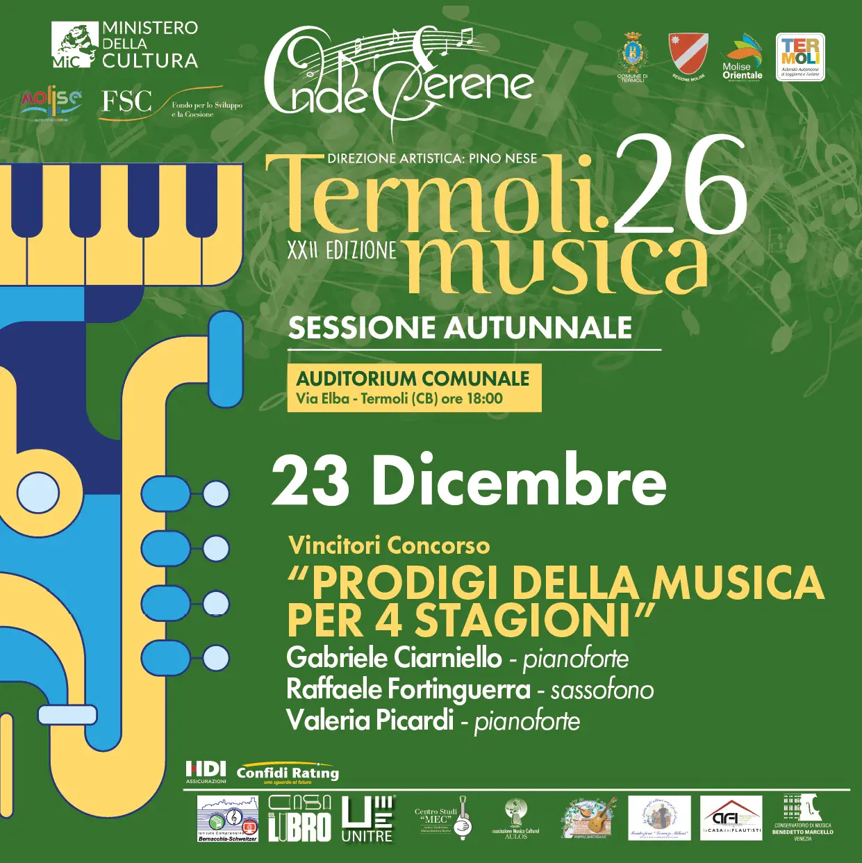 Prodigios de la música para 4 estaciones