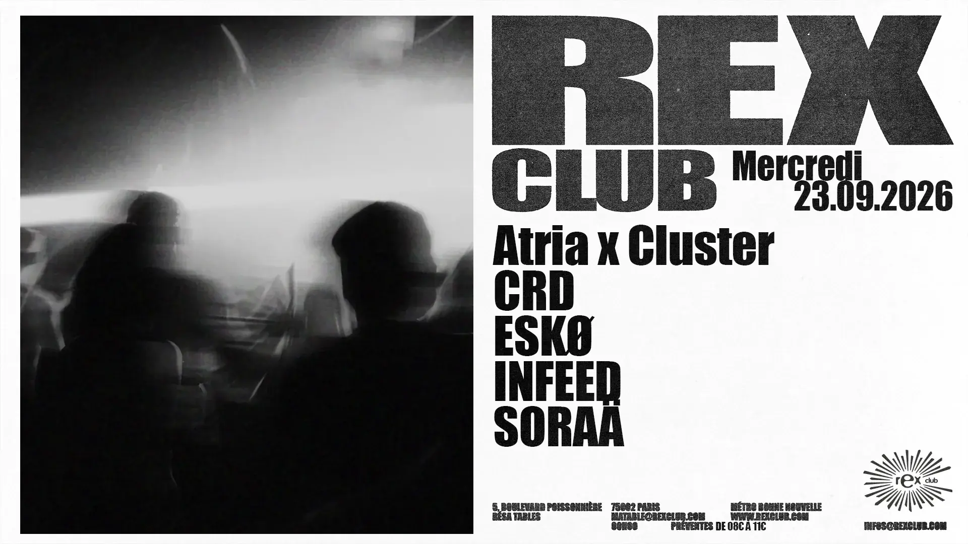 Atria x Cluster: Crd, Eskø, Infeed, Soraä